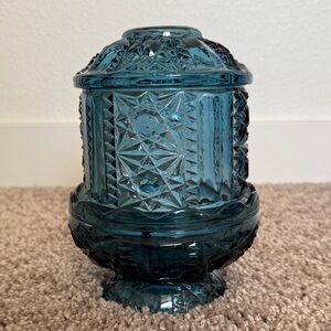 Stars and Bars Blue Fairy Lamp